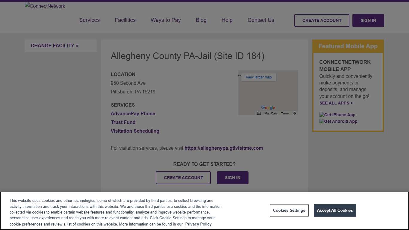 Allegheny County PA-Jail | ConnectNetwork